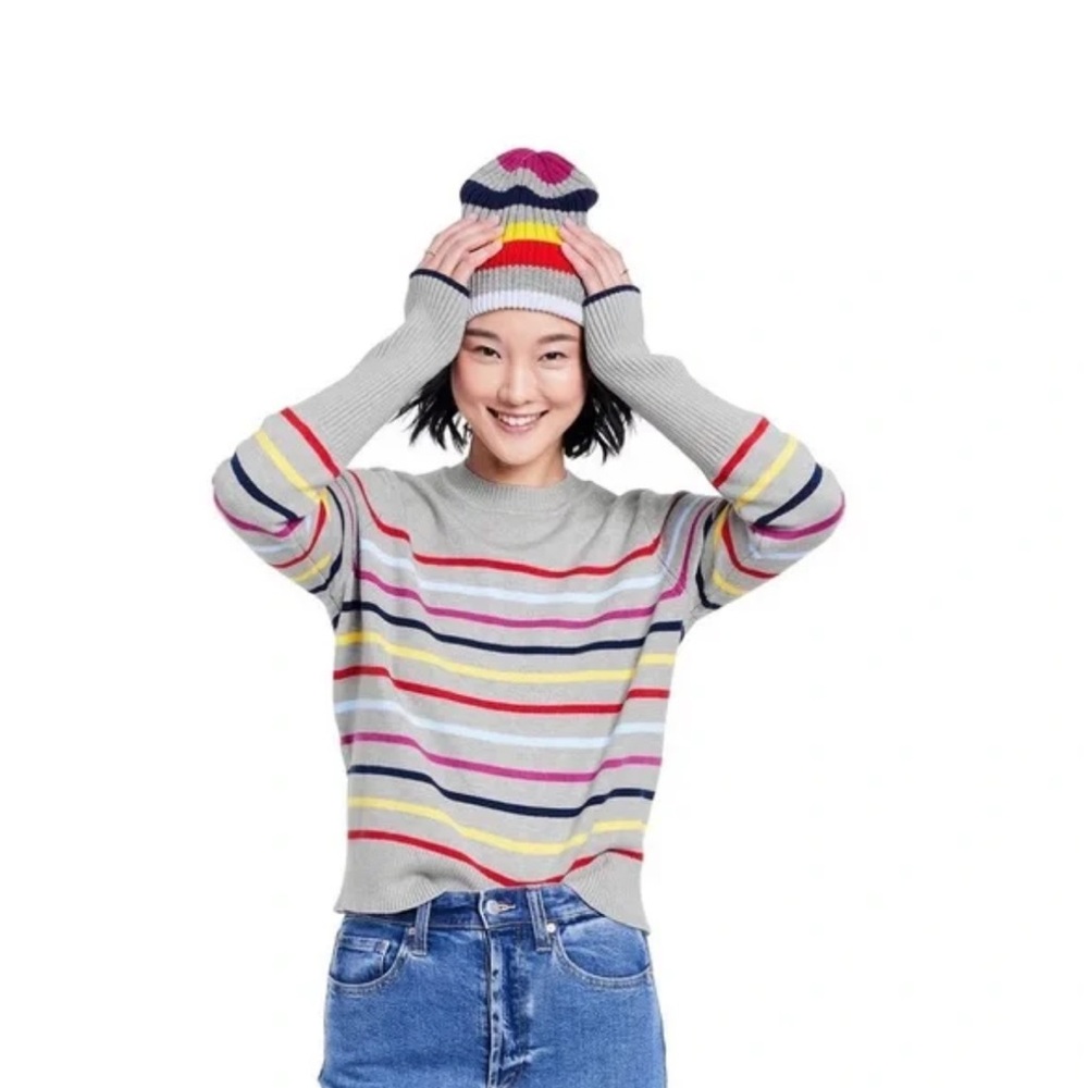 Liz Lange for Target Multicolor Striped Sweater